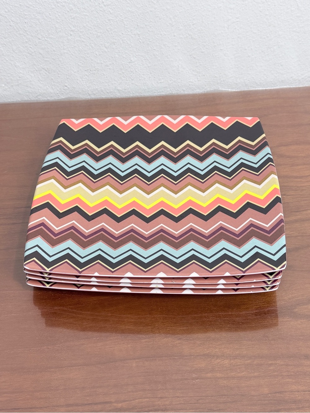 Missoni for Target 4 Zigzag Square Melamine Dinner Plates
